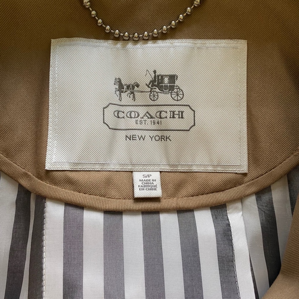 Coach Classic Short Trench Coat - Picture 5 of 5